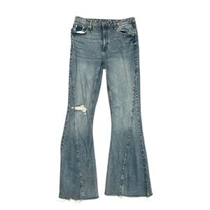 Forever 21 Flare Slim Fit Jeans